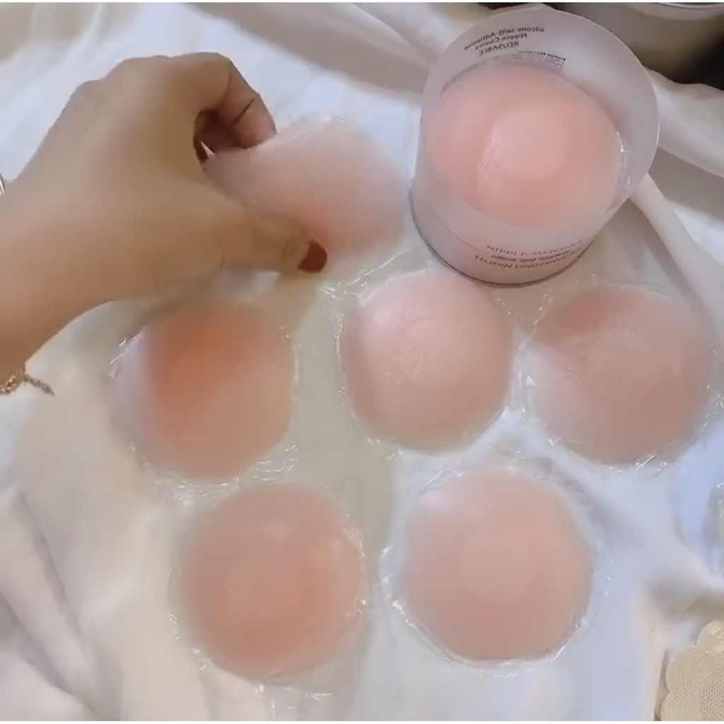 Hộp 05 đôi dán nhu hoa Silicon dùng nhiều lần