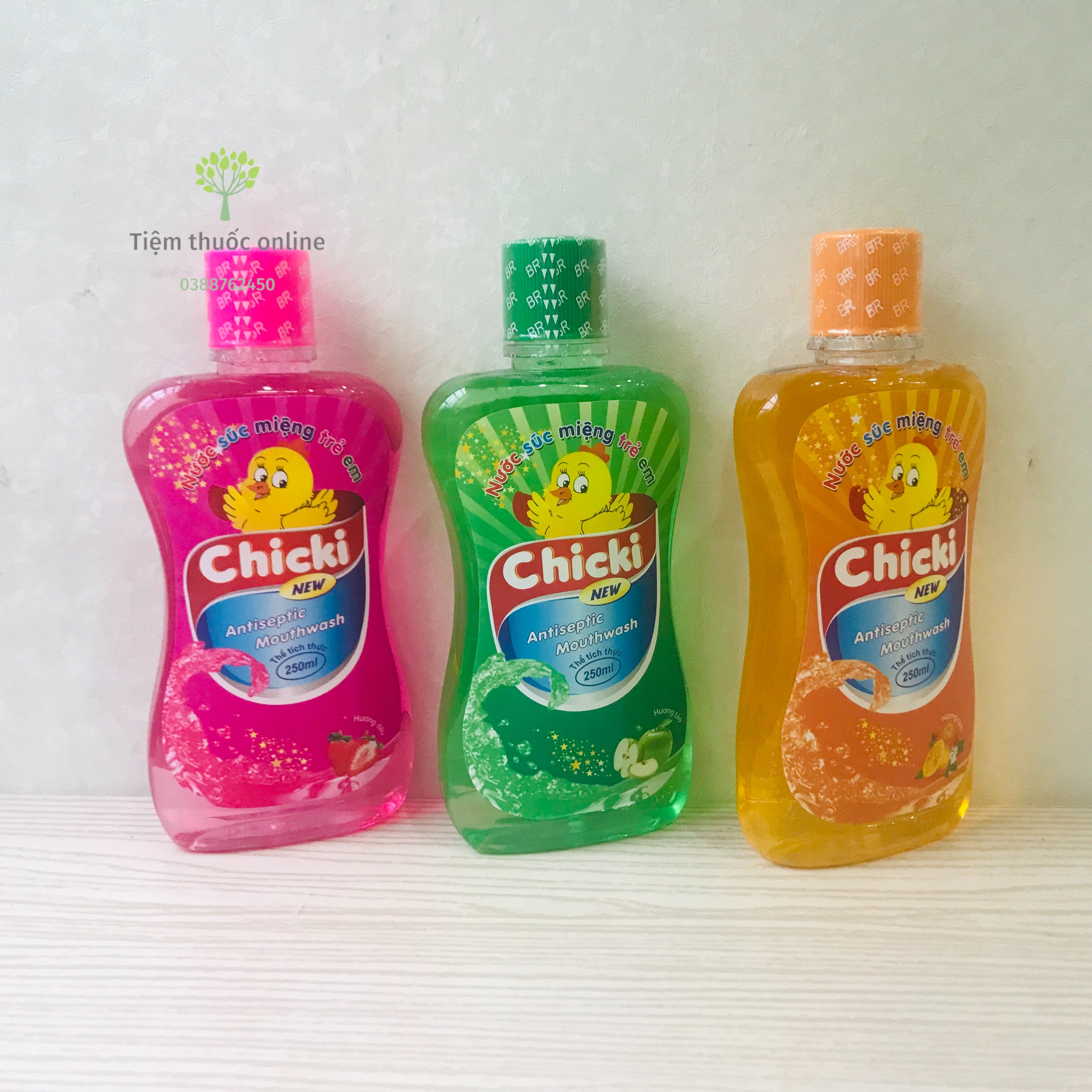 Nước súc miệng Chicki chai 250ml