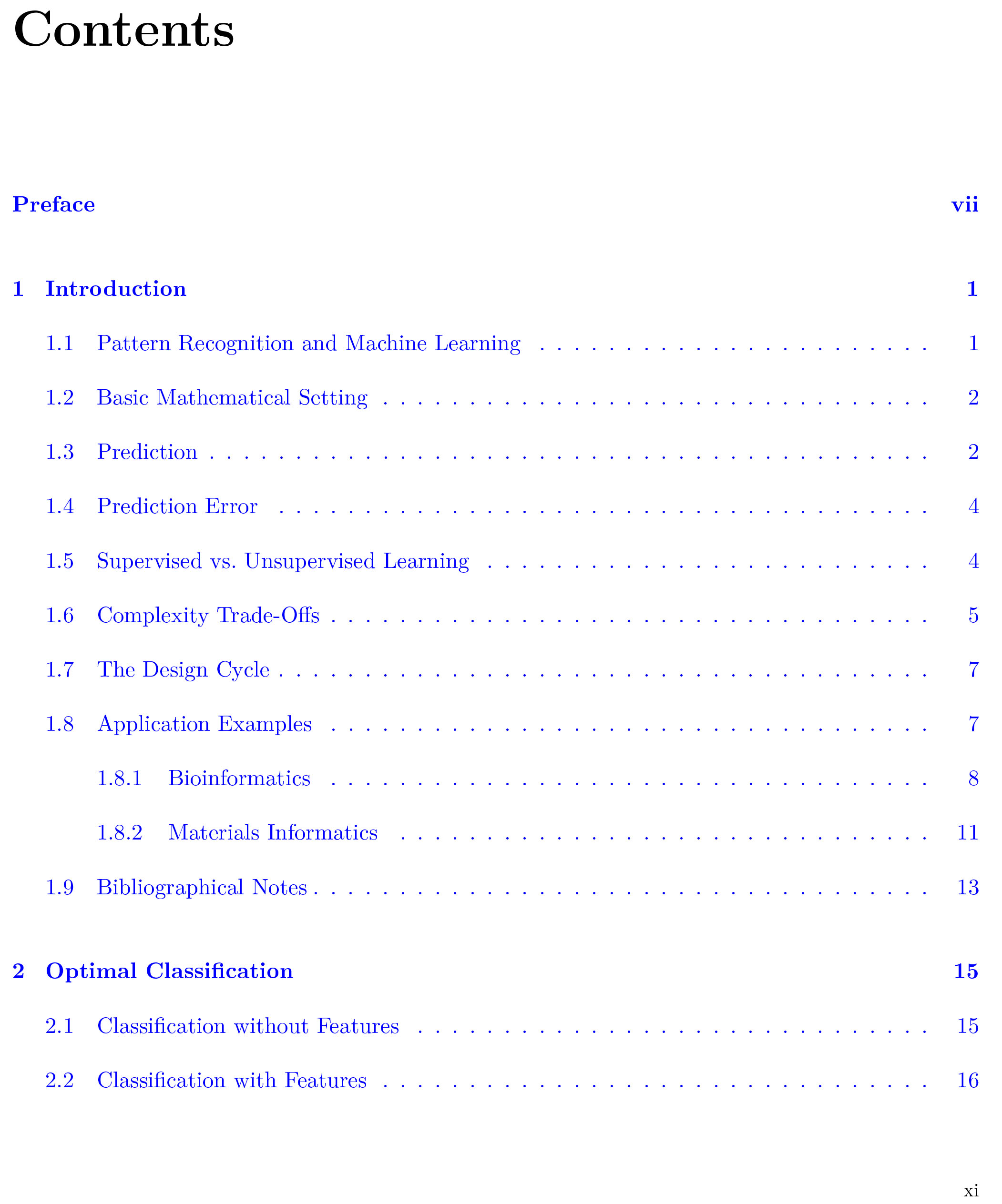 Sách Fundamentals of Pattern Recognition and Machine Learning
