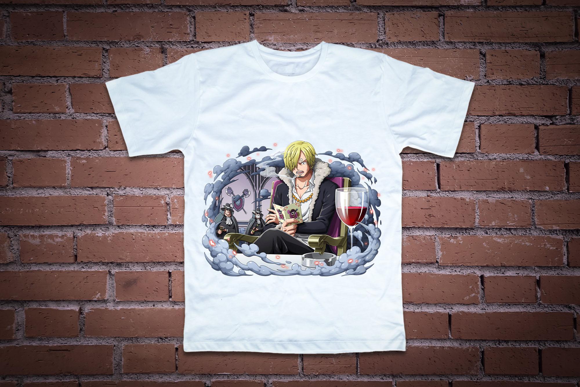 Áo thun nam in hình Sanji quý tộc