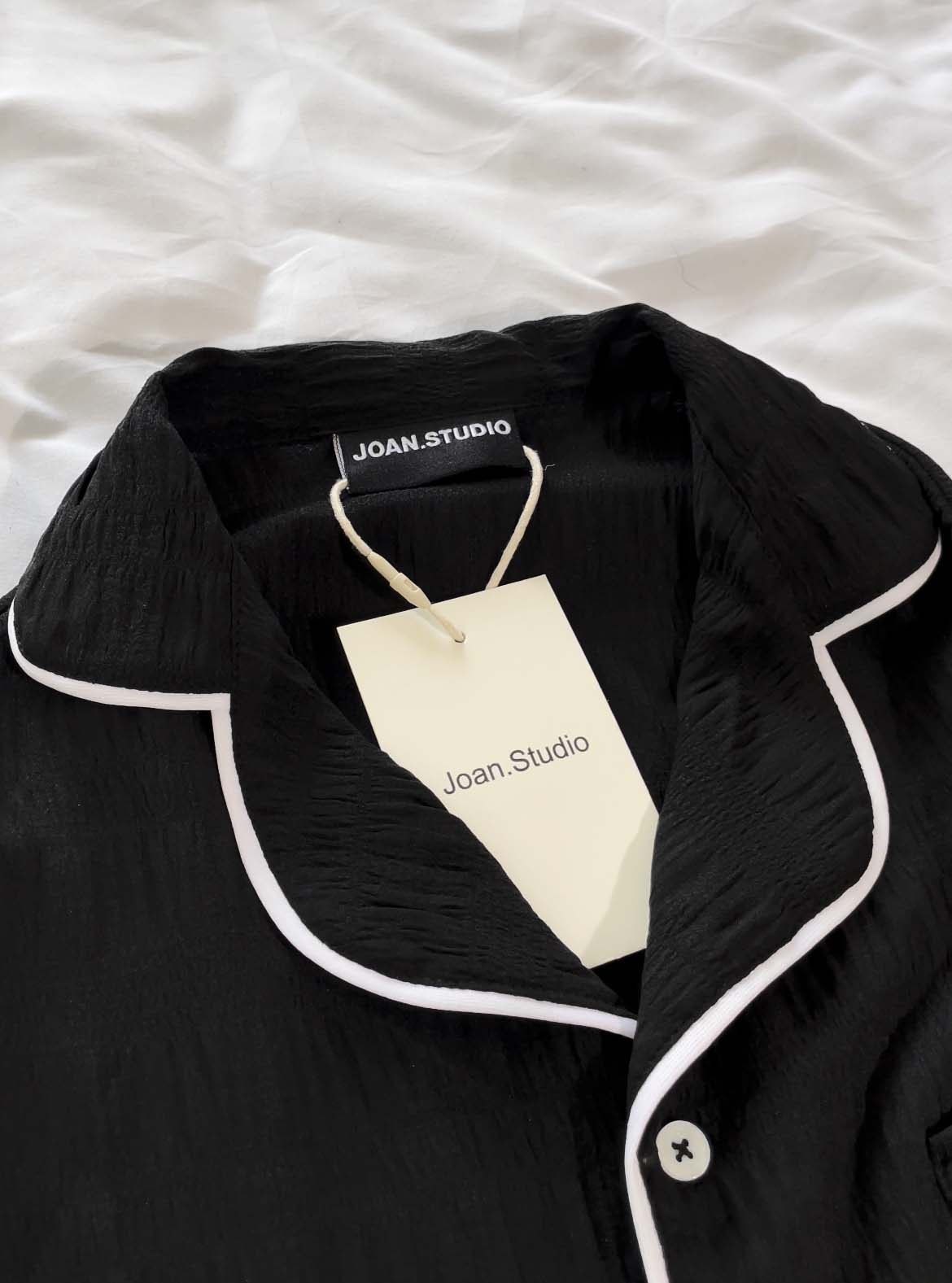 [BLACK PYJAMA] - Set Đồ Ngủ Nữ - Đồ Mặc Ở Nhà Bộ Ngắn