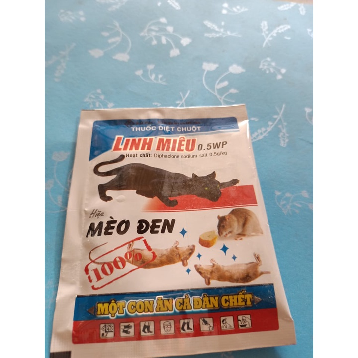Chế phẩm Diệt Chuột Linh Miêu 0.5Wp Gói 5Gr