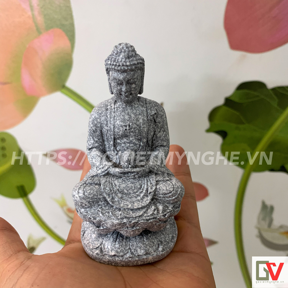 Tượng Đá Phật Thích Ca (Màu Đá)
