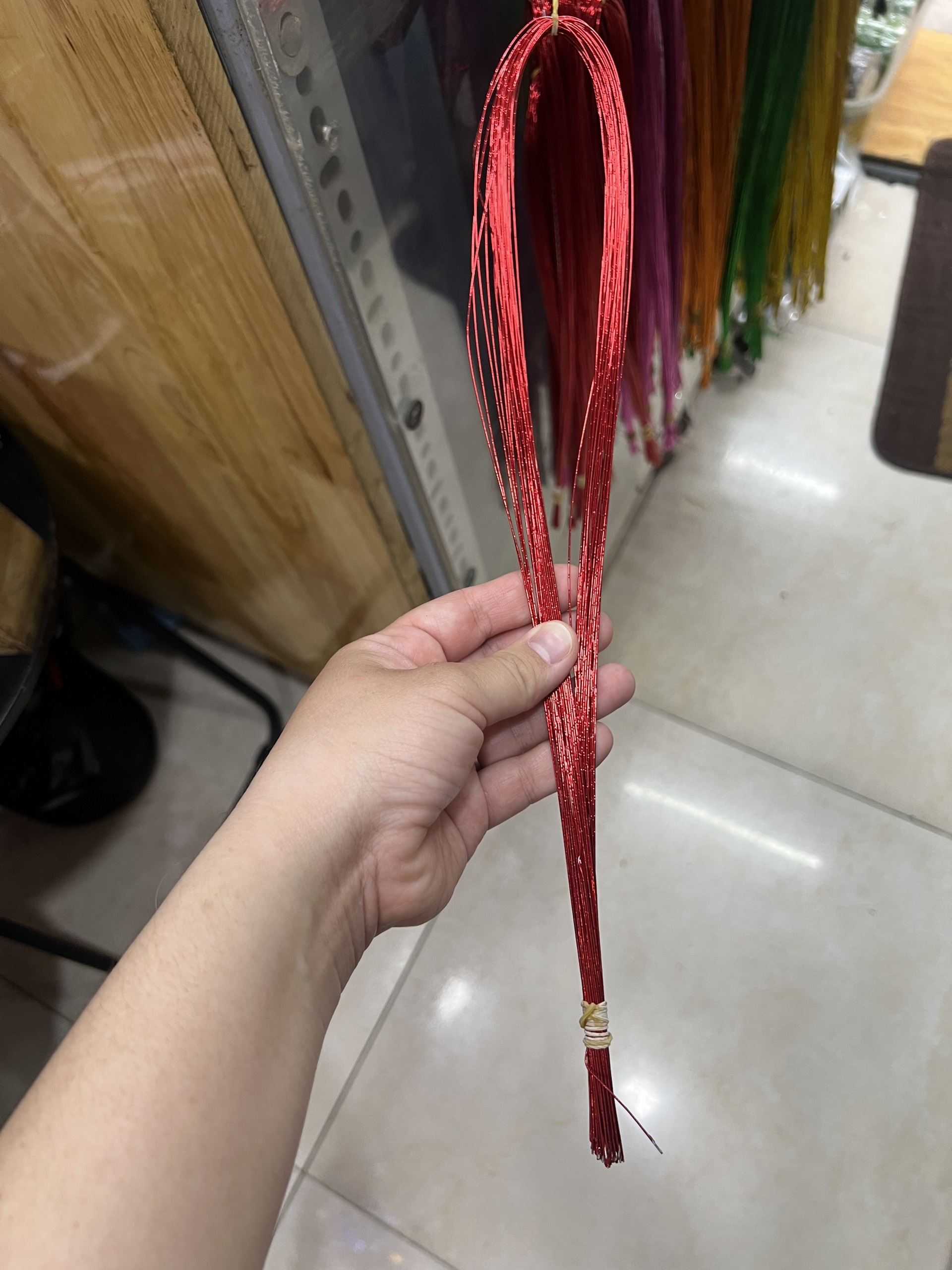 Kẽm xi làm hoa , kẽm kim tuyến