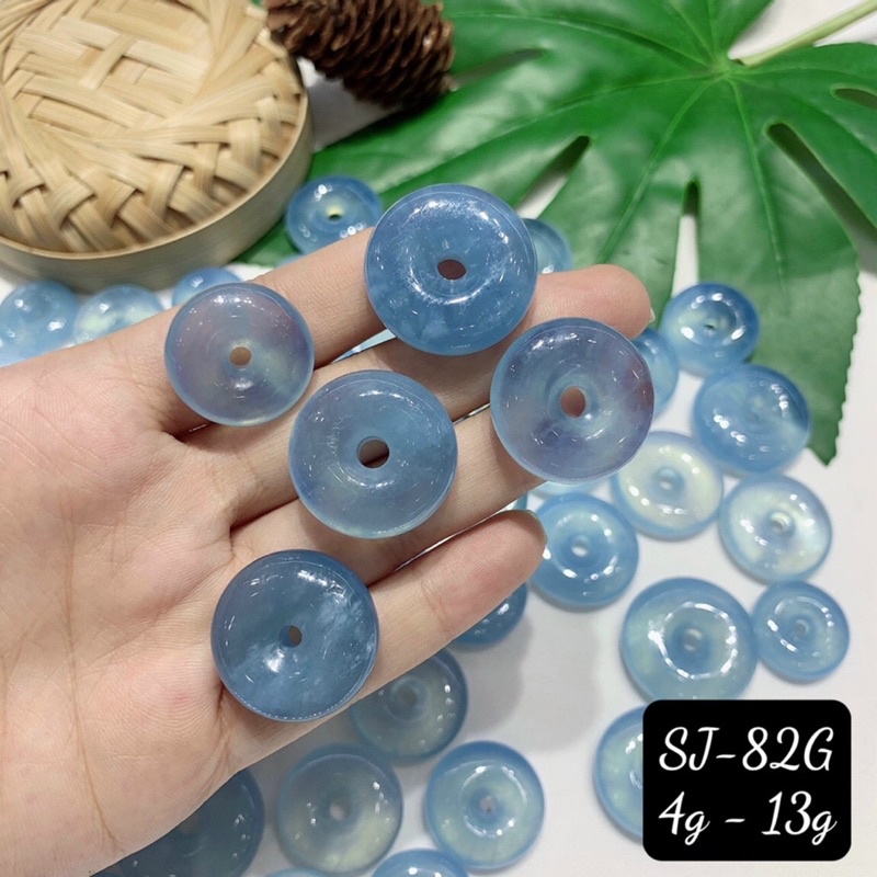 Đồng Điếu Aquamarine 5A nhiều Size Đẹp