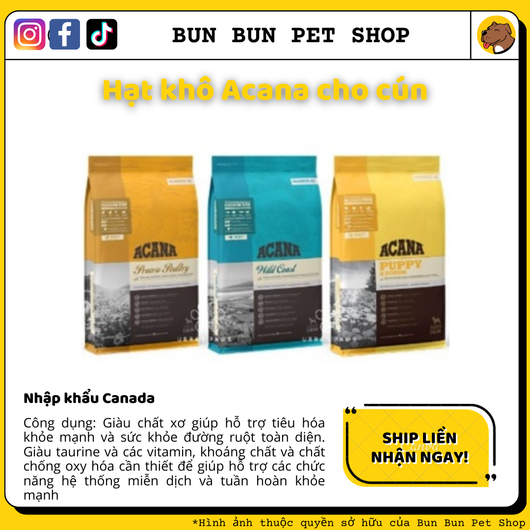 2kg Hạt khô Acana cho cún