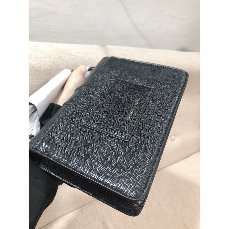 Túi chữ CCKKK Size 22cm Khoá đen