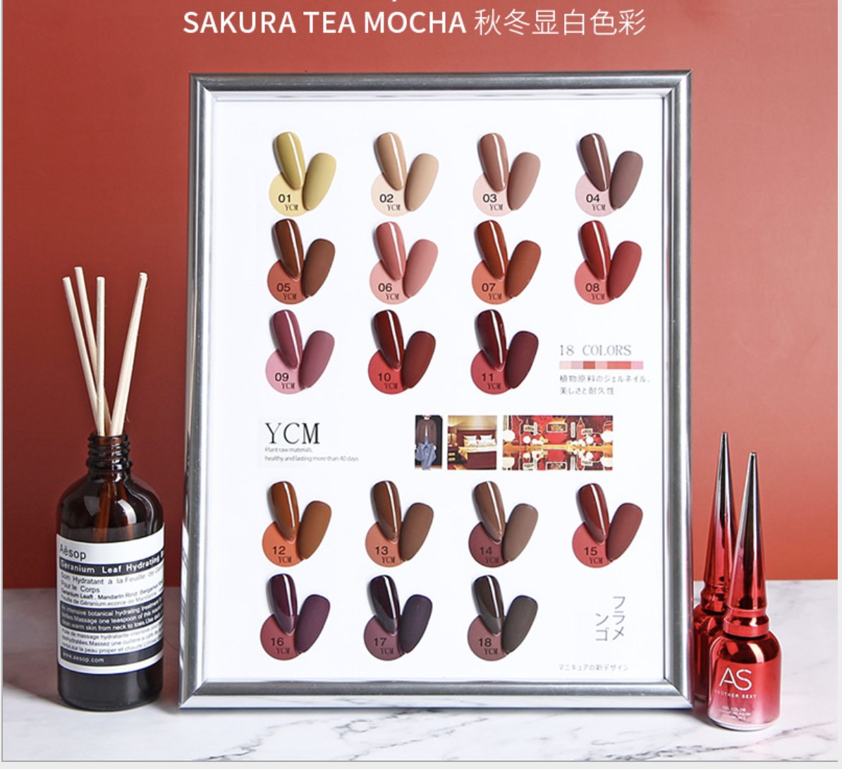 Sơn Gel AS Chai Đỏ Mã YCM 15ml