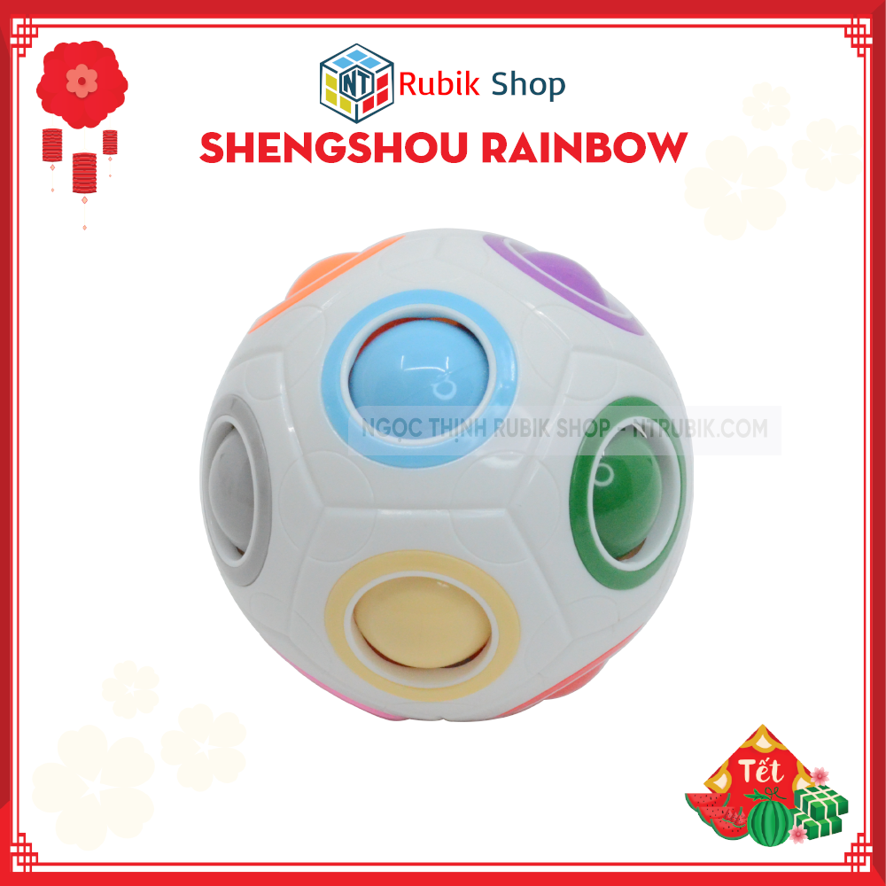 [Hoàn tiền 10%][Rubik Biến Thể] Rubik Shengshou Rainbow Ball đồ chơi thông minh