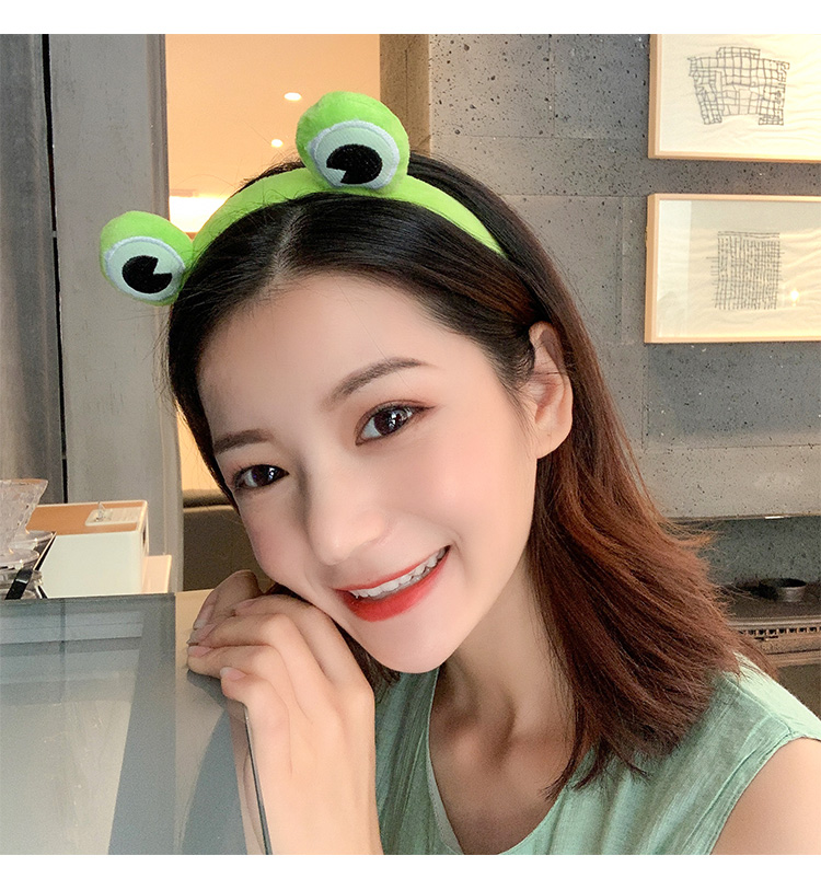 Băng Đô turban bờm Cài Tóc hình mắt Ếch Xanh Vui Nhộn cute