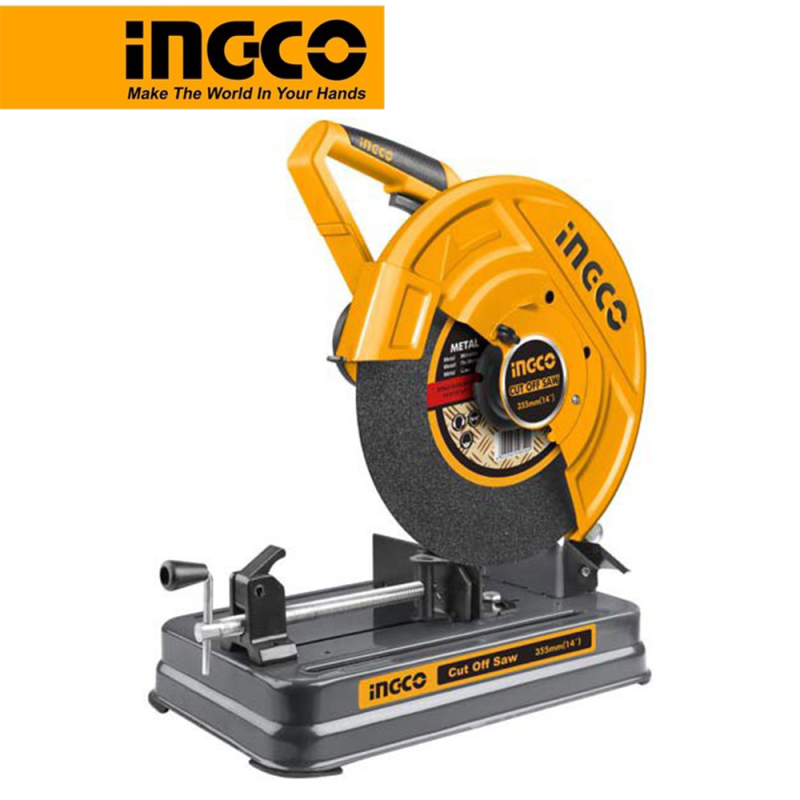 Máy cắt sắt bàn INGCO COS35538 2350W tặng kèm 1 lưỡi cắt máy cắt kim loại lưỡi cắt 355x25.4x3mm bảo hành 6 tháng
