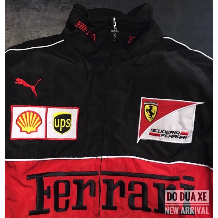 Áo khoác áo gió đua xe Ferrari