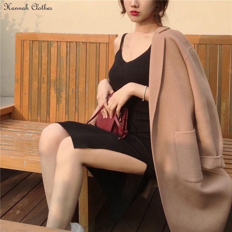 [HCM]Váy boddy 2 dây xẻ tà DV-0001 Hannah Clothes