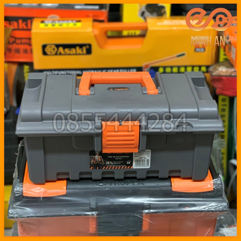 Thùng đựng đồ nghề nhựa 14" cao cấp truper - made in mexico