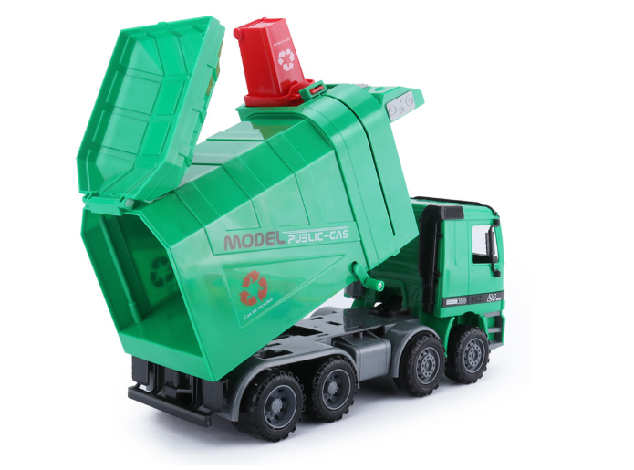 Mô hình xe chở rác đồ chở rác tỉ lệ 1:20
