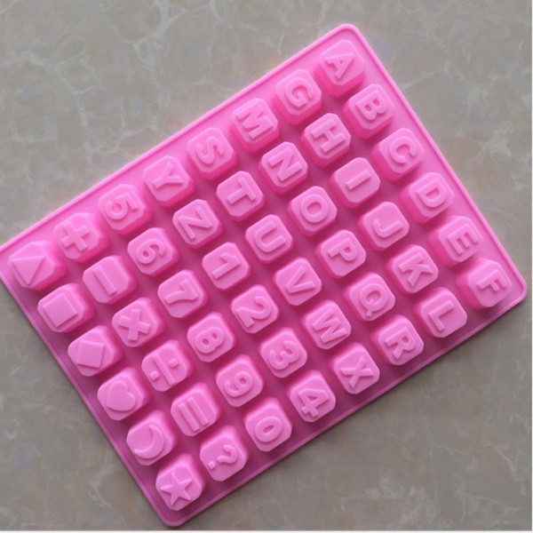 Khuôn silicon chữ cái số