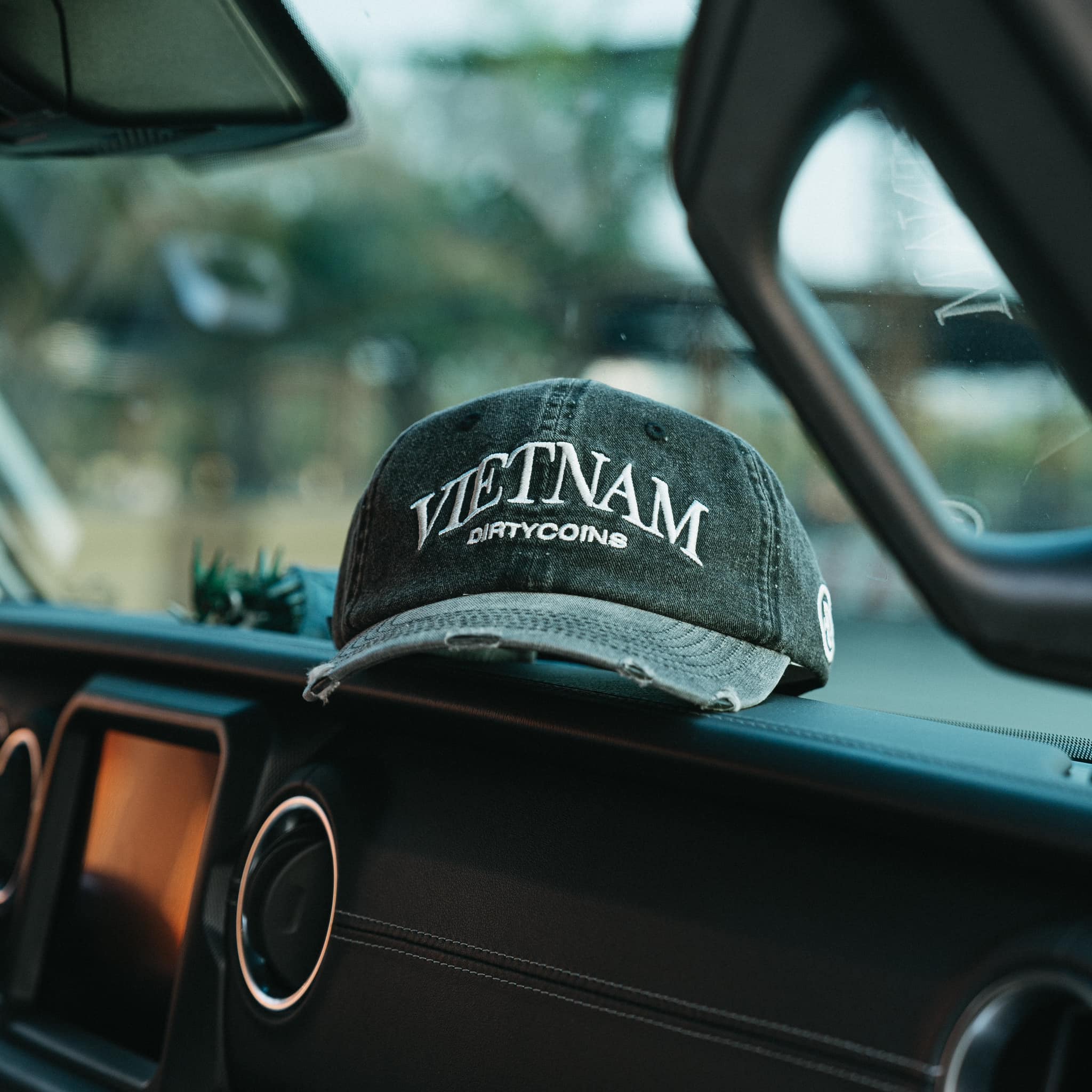 Nón DirtyCoins Vietnam Denim Cap - Black