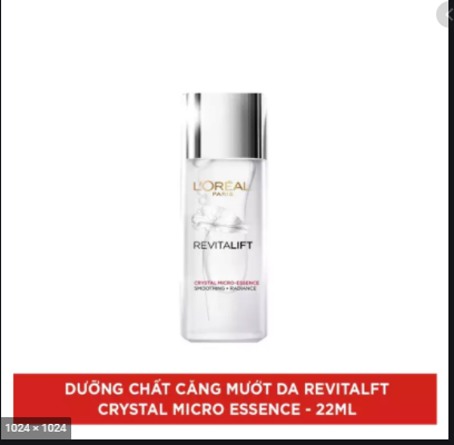 (HÀNG DÙNG THỬ) Dưỡng Chất Căng Mướt Da L’Oreal Revitalift Crystal Micro Esence 22ml