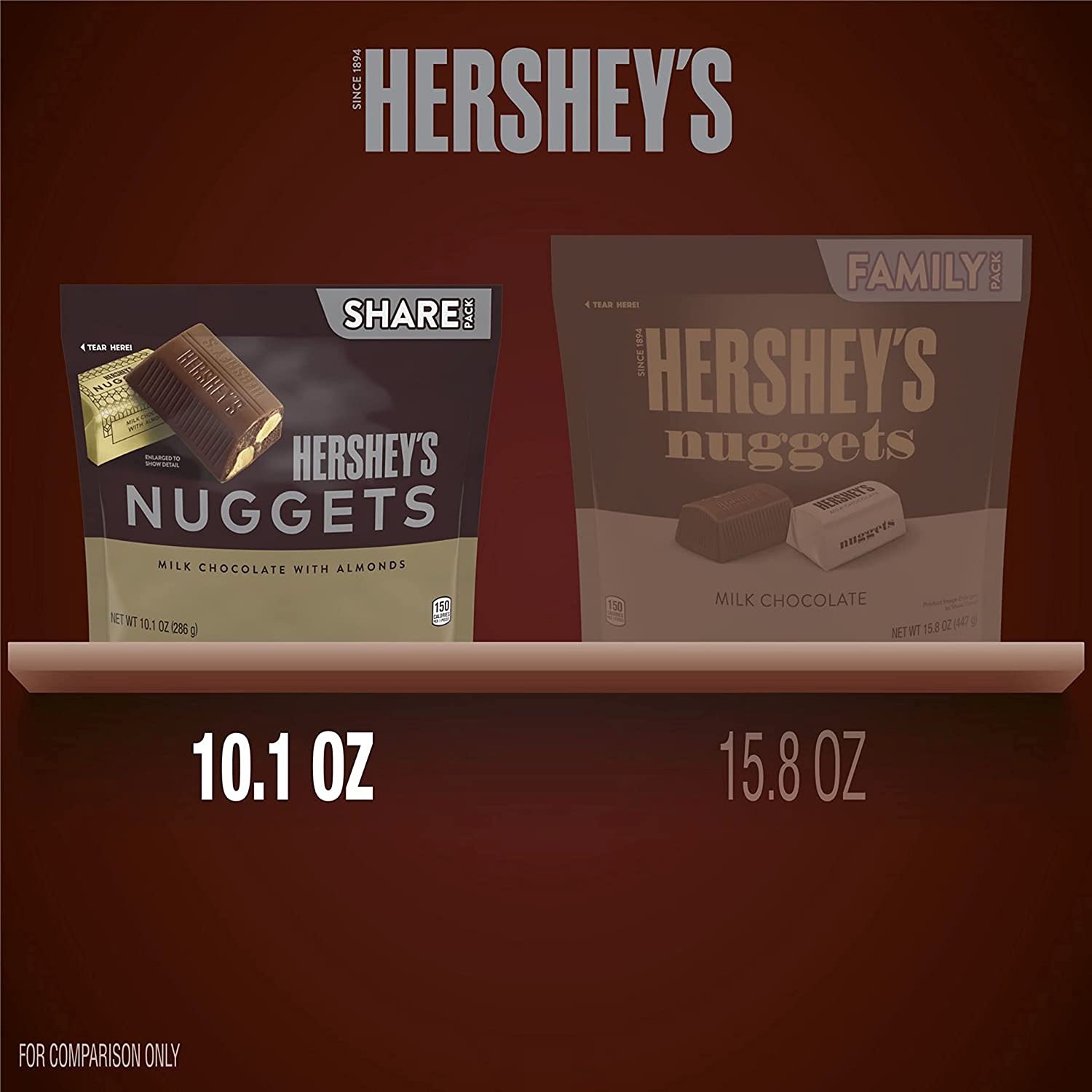 Socola Hersheys Vuông Sữa Hạnh Nhân - Socola Mỹ