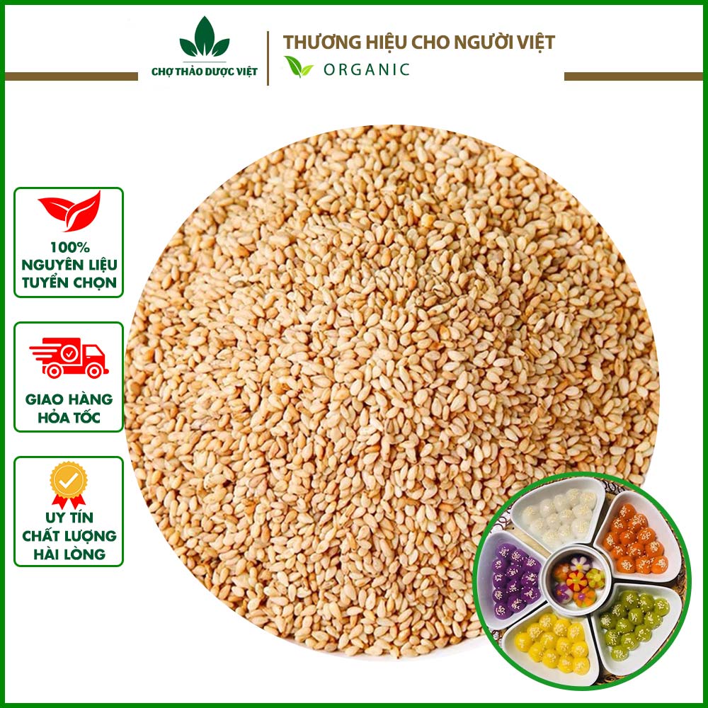 Hạt mè vàng hữu cơ 1kg - Chợ Thảo Dược Việt