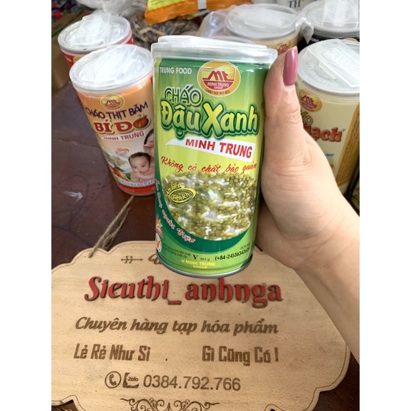 Cháo Sen Bát Bảo Minh Trung 365g (Đủ Vị)