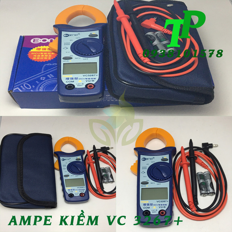 Đồng hồ kẹp dòng vc3267+ ampe kìm điện tử vc3267+ chuyên dùng đo