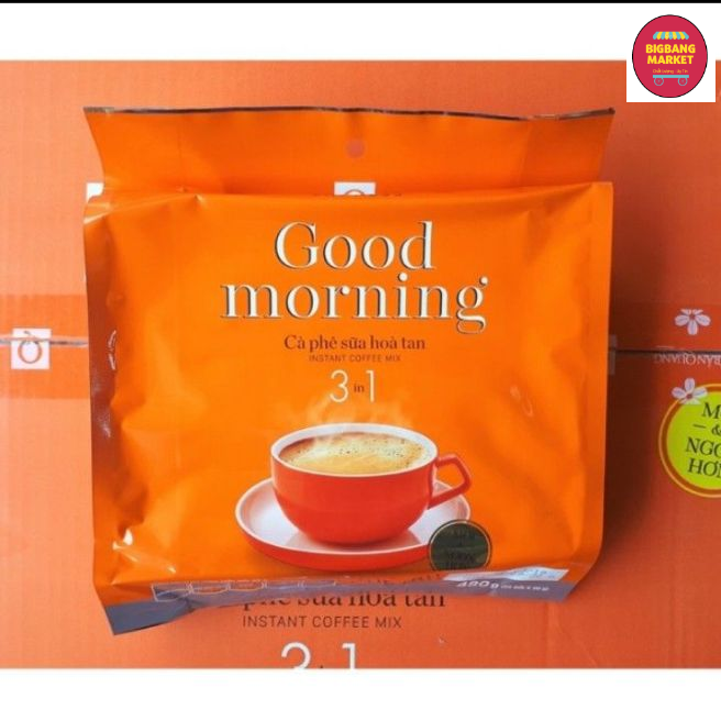 Cà phê sữa hòa tan 3 in 1 Q Express Good Morning