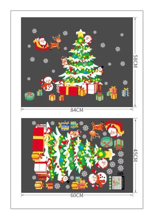 Decal trang trí Noel -