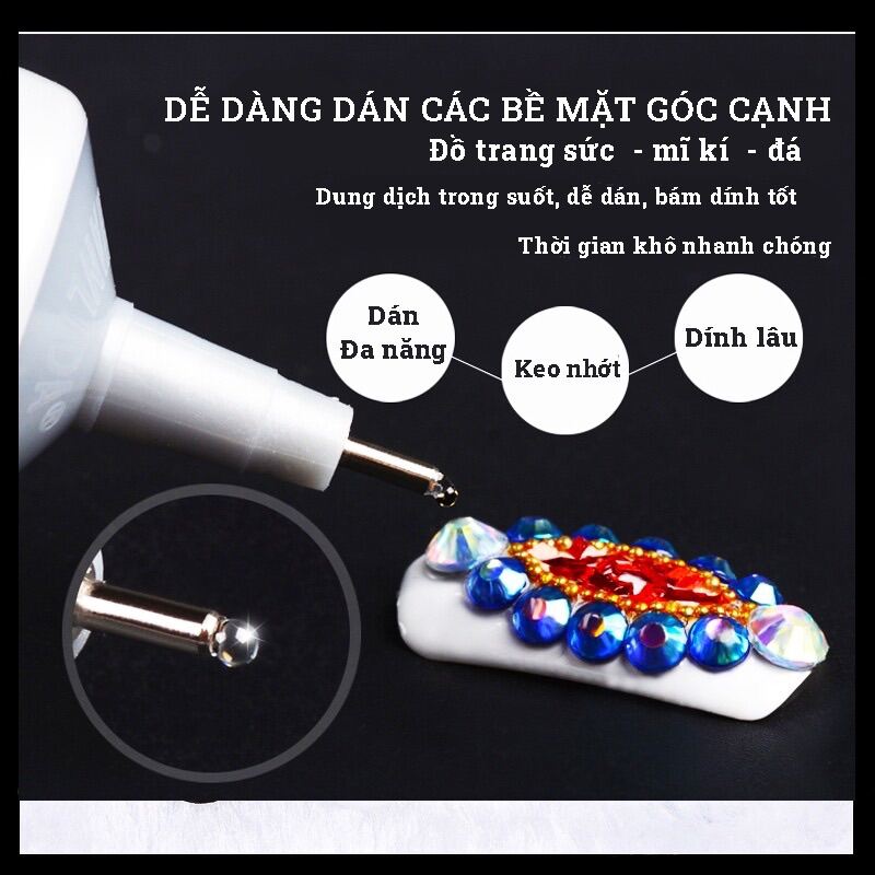 Keo Dán Đa Năng Siêu Bền Chắc 50ml-110ml, keo Dán mô hình