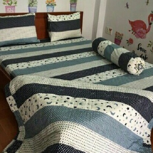 Bộ chăn ga gối 1,6; 1.,8; 2,2;  2m Thắng Lợi cao 20cm