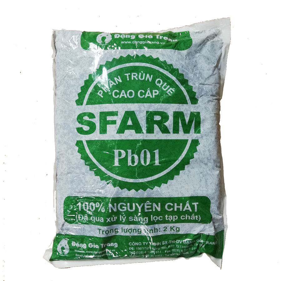 Phân trùn quế cao cấp Sfarm 2kg
