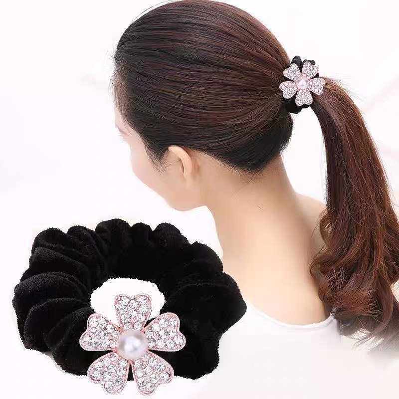 Combo 5 dây cột tóc nhung đính đá