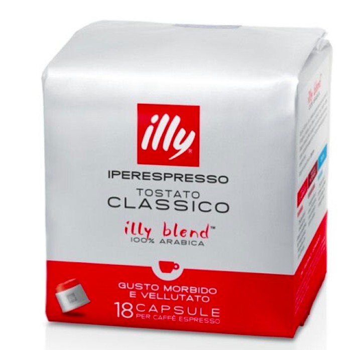 CÀ PHÊ VIÊN NÉN ILLY IPERESPRESSO CAPSULES CLASSICO ROAST – MEDIUM ROAST – 18 CAPSULES