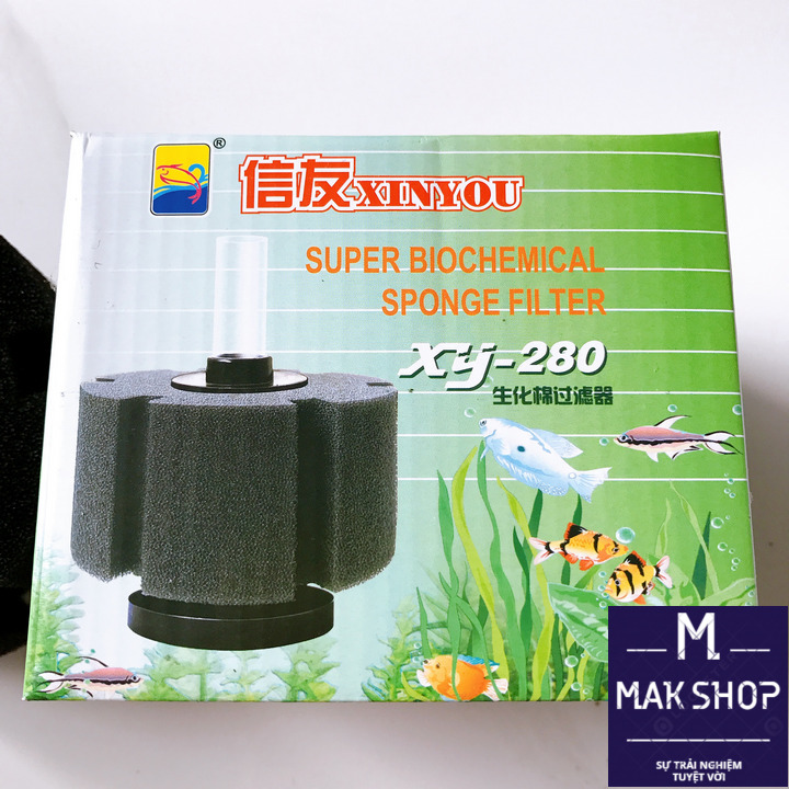 Lọc Vi Sinh, Lọc Bio, Lọc Mút xy-280 Cho Hồ Cá Cảnh, Nơi Trú Ngụ Của Vi Sinh