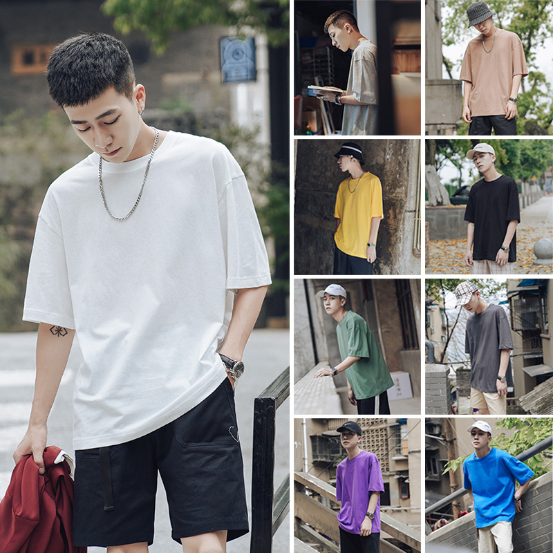 [HCM]ÁO THUN UNISEX  BASIC TEE PHÔNG TRƠN TAY LỠ ĐỦ MÀU