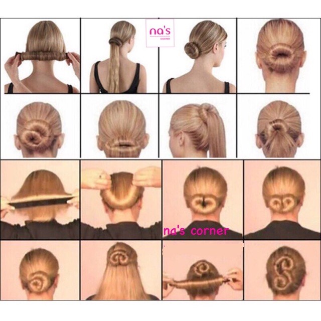 Dụng cụ búi tóc thanh bới tóc củ tỏi đa năng