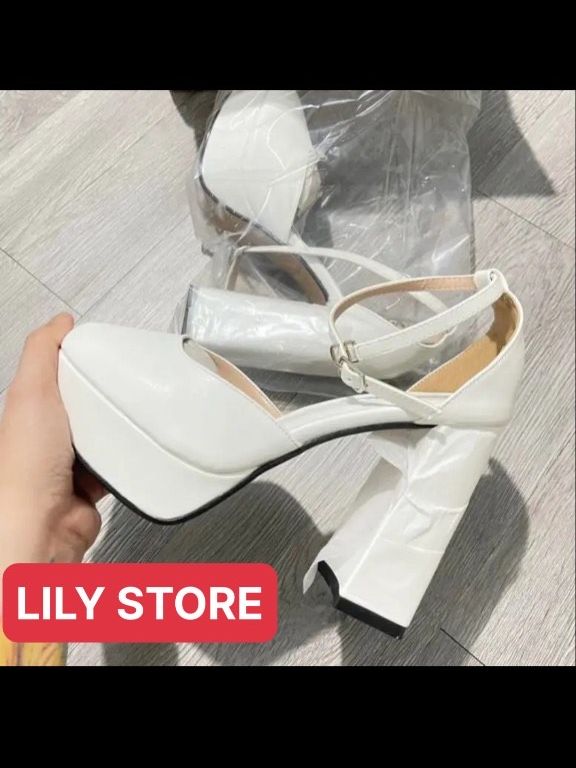 GIÀY SANDAL BÍT MŨI BÍT GÓT DA MÊM CAO 12CM SANG CHẢNH