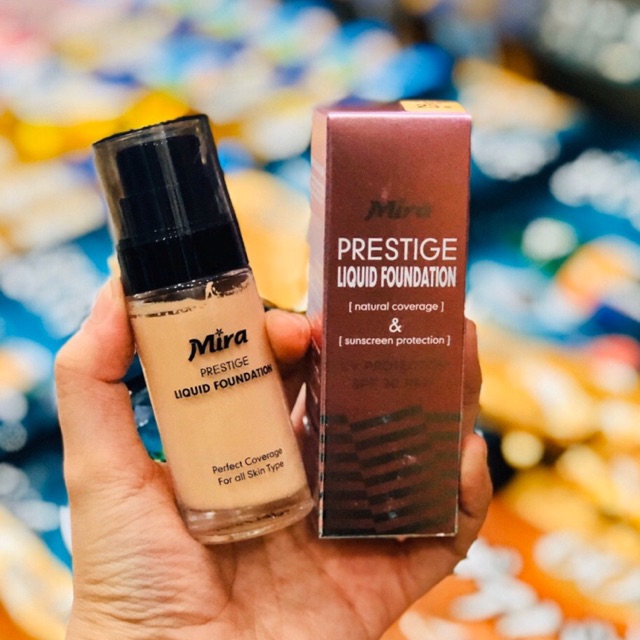 Kem nền mịn da chống nắng Mira Liquid Foundation No.13 Hàn Quốc 30ml (Da bình thường) - Hàng chính hãng