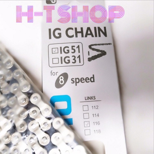 Xích sên xe đạp Shimano IG51 8 Speed