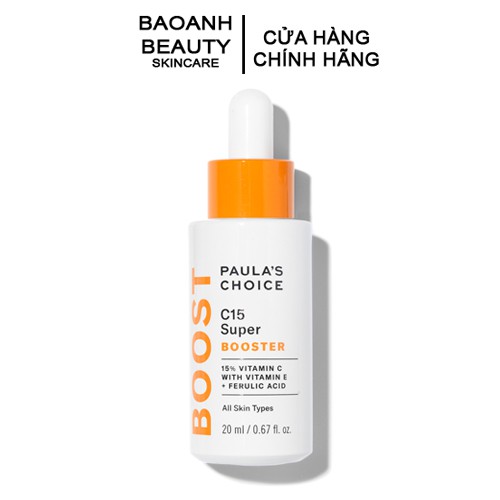 Tinh chất tăng cường bổ sung Vitamin C Paula's Choice Resist C15 Super Booster 20ml 7770