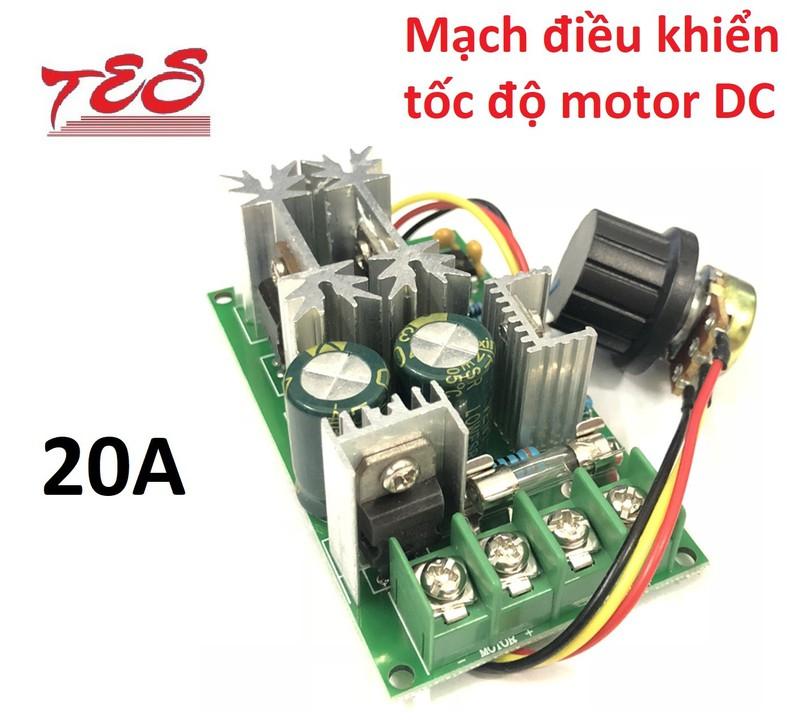Điều khiển tốc độ motor 20A PWM DC