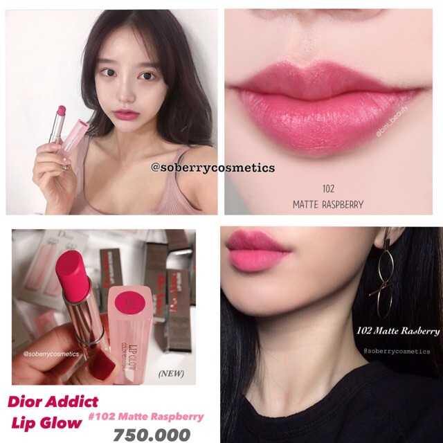 💎[ CHÍNH HÃNG ] Son Dưỡng Dior Màu 102 Lip Glow Matte [ CHUẨN AUTH ]💯