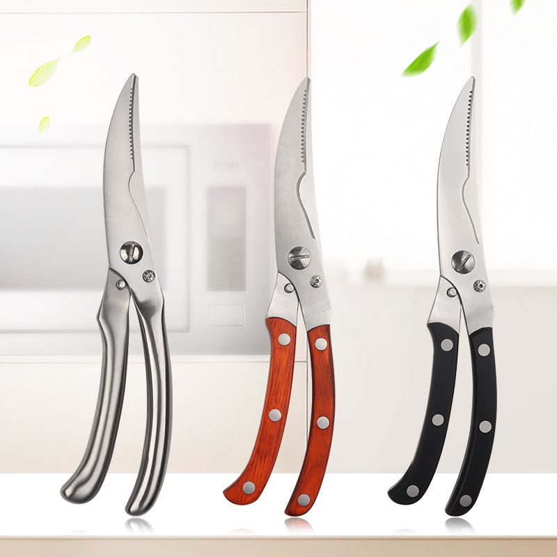 Kéo nhật cắt gà cán gỗ asha -janpan 25cm sang trọng - kéo cắt gà cán gỗ - kéo nhật cắt gà - kéo cán gỗ cắt gà, xương