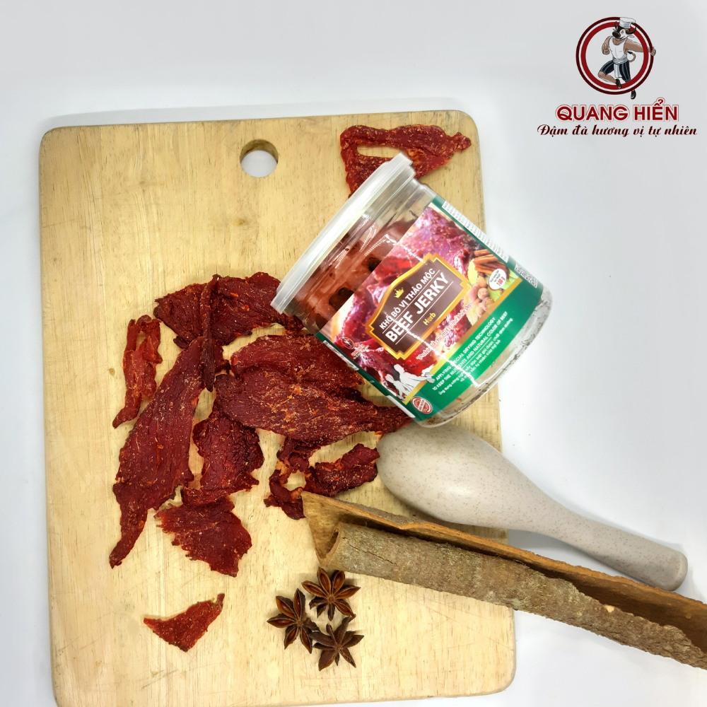Beef jerky khô bò thảo mộc 100g