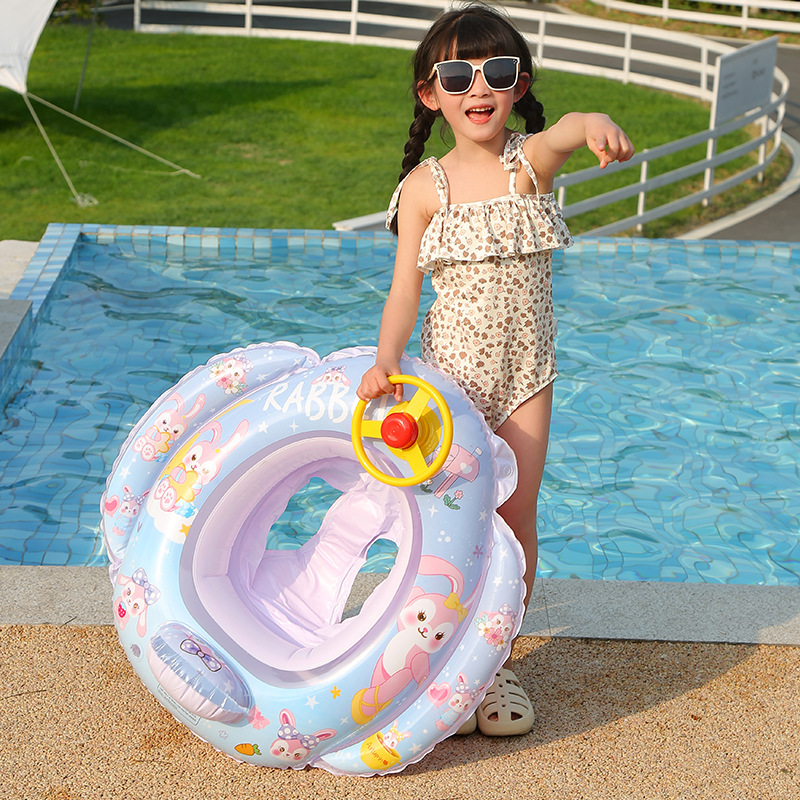 Phao bơi trẻ em swim có đế ngồi và vô lăng