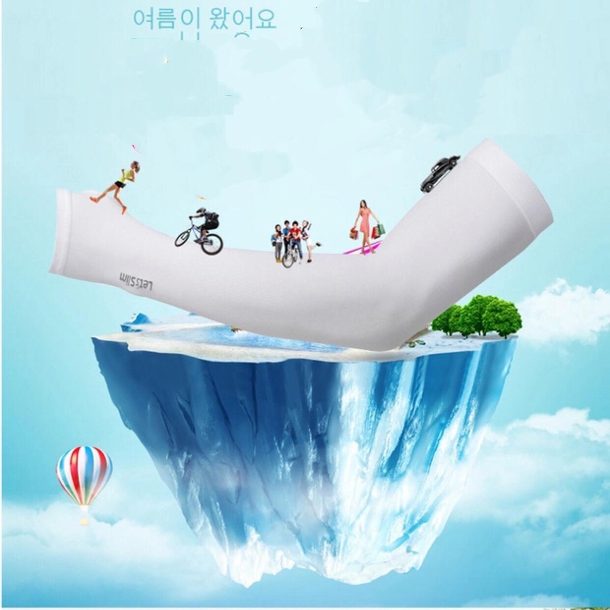 [HCM]ỐNG TAY CHỐNG NẮNG XỎ NGÓN AQUA X Phong Cách Hàn Quốc