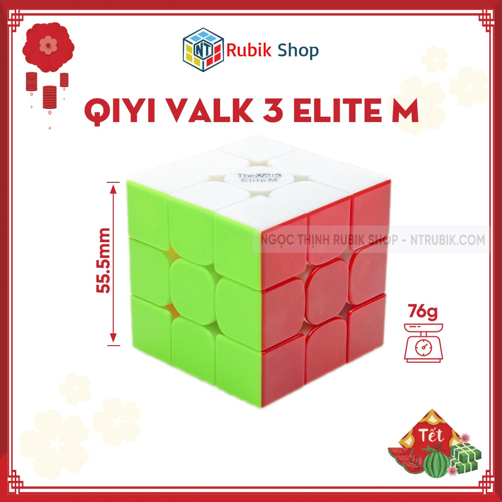 Rubik 3x3 QiYi Valk 3 ELITE M Flagship 2019 Stickerless