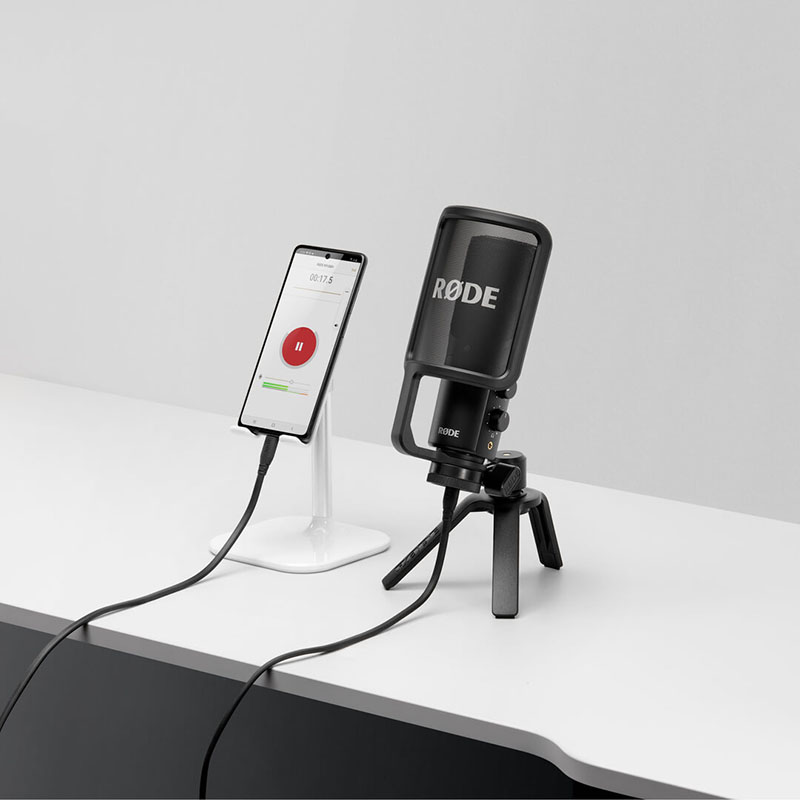 Rode NT-USB+ - Micro USB Cho  điện thoại androi Type C