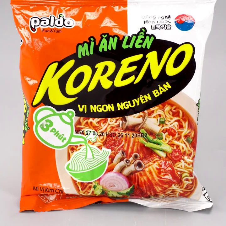 MÌ ĂN LIỀN KORENO ( THÙNG 30 GÓI ) MÌ CAY HÀN QUỐC