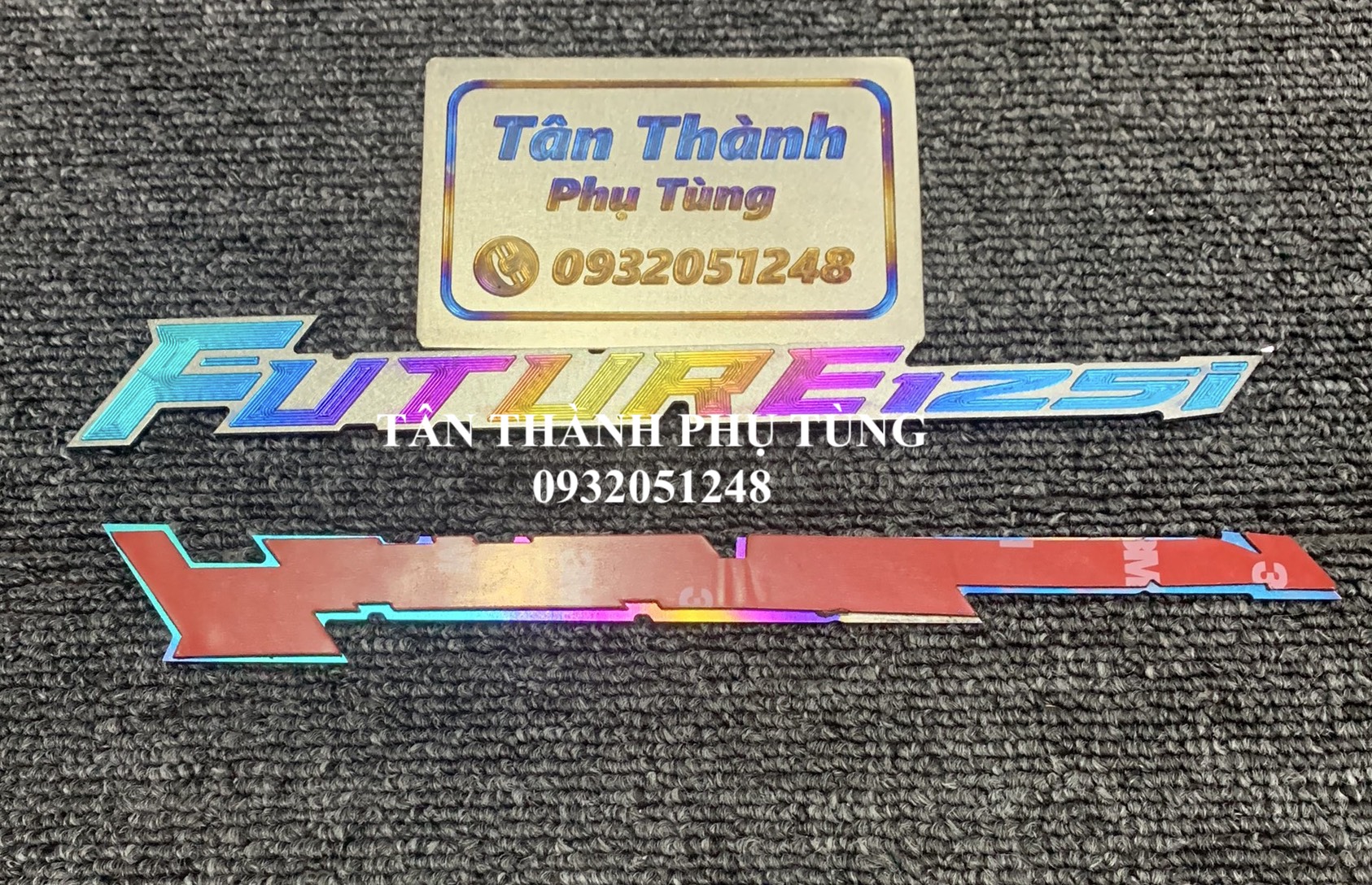 Chữ Titan Future 125i ( giá 1 cặp) kiểu 7 màu